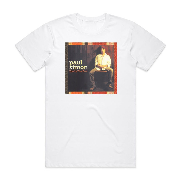 Paul Simon Youre The One Album Cover T-Shirt White