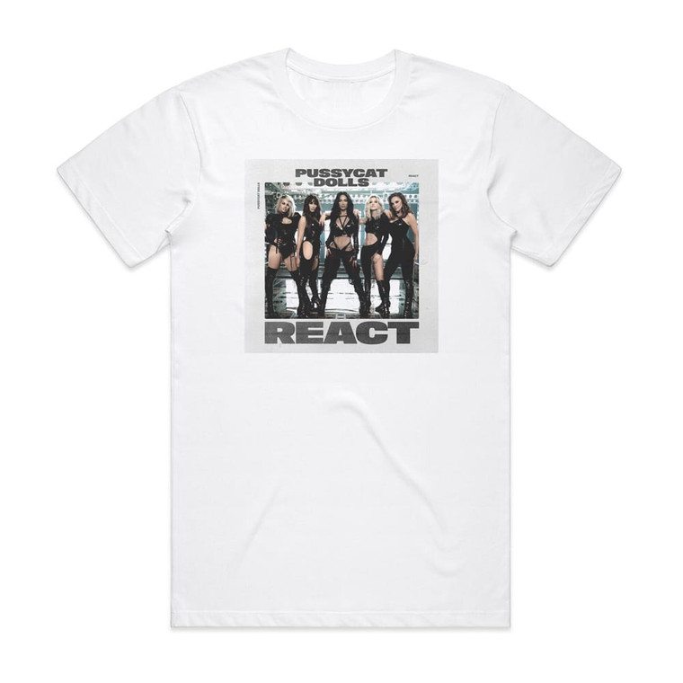 Pussycat Dolls React Album Cover T-Shirt White