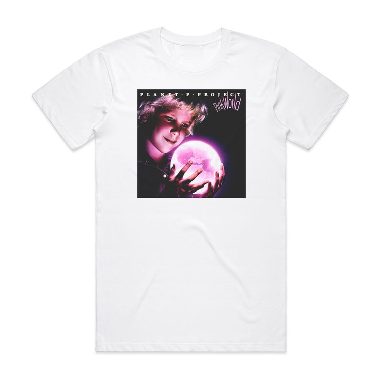 Planet P Project Pink World Album Cover T-Shirt White