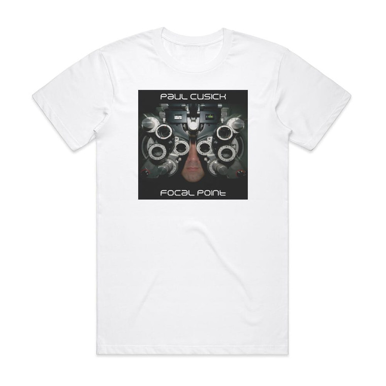 Paul Cusick Focal Point Album Cover T-Shirt White