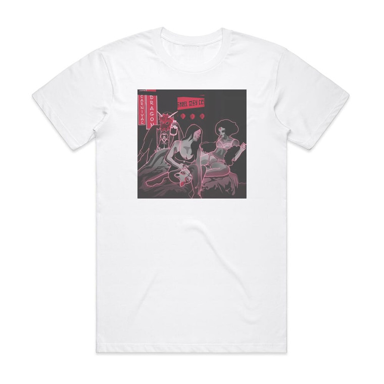 playingtheangel Carnival Dragon Album Cover T-Shirt White