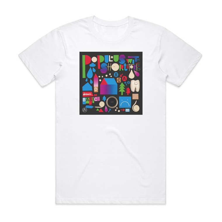 Populous Drawn In Basic Album Cover T-Shirt White