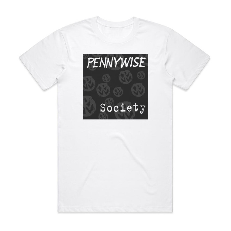 Pennywise Society Album Cover T-Shirt White