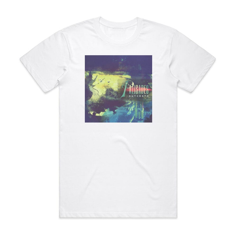 Palisades Outcasts Album Cover T-Shirt White