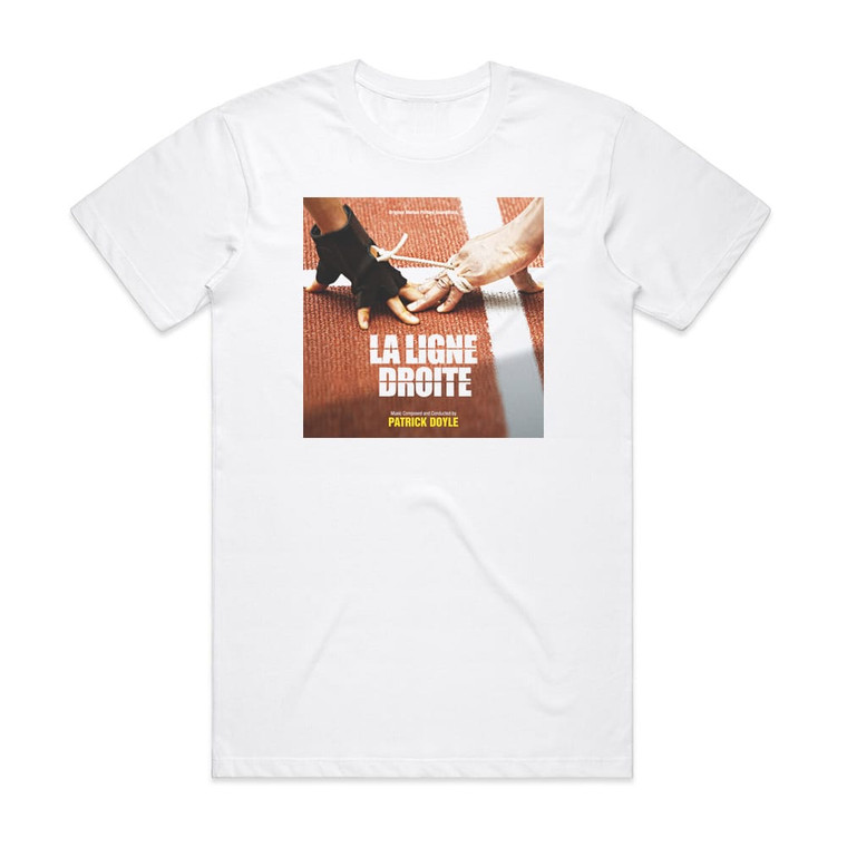 Patrick Doyle La Ligne Droite Album Cover T-Shirt White