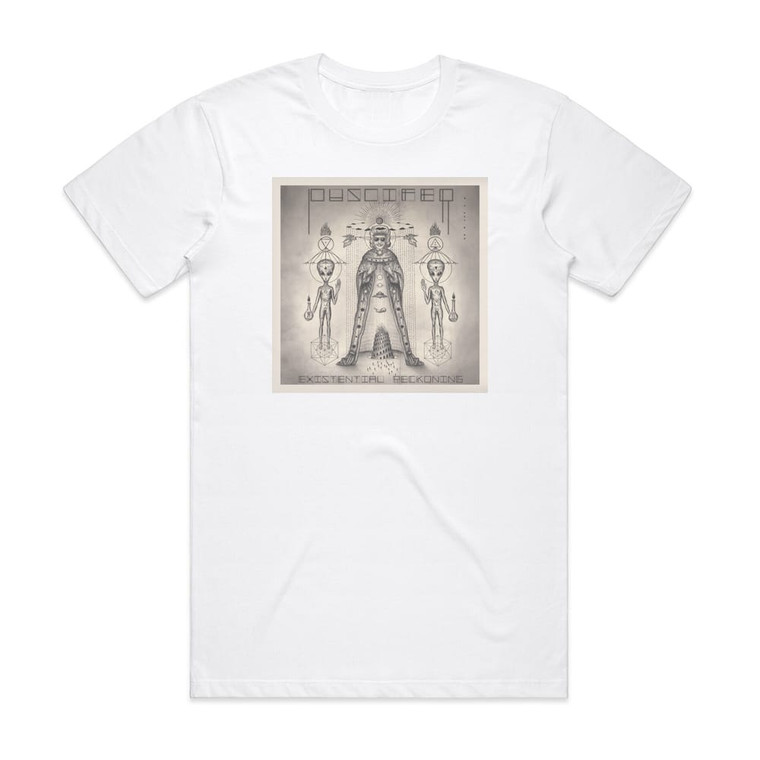 Puscifer Existential Reckoning Album Cover T-Shirt White Puscifer Existential Reckoning Album Cover T-Shirt White