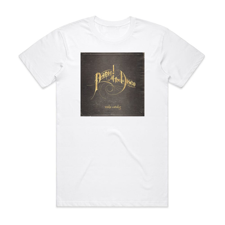 Panic at the Disco Video Catalog Album Cover T-Shirt White