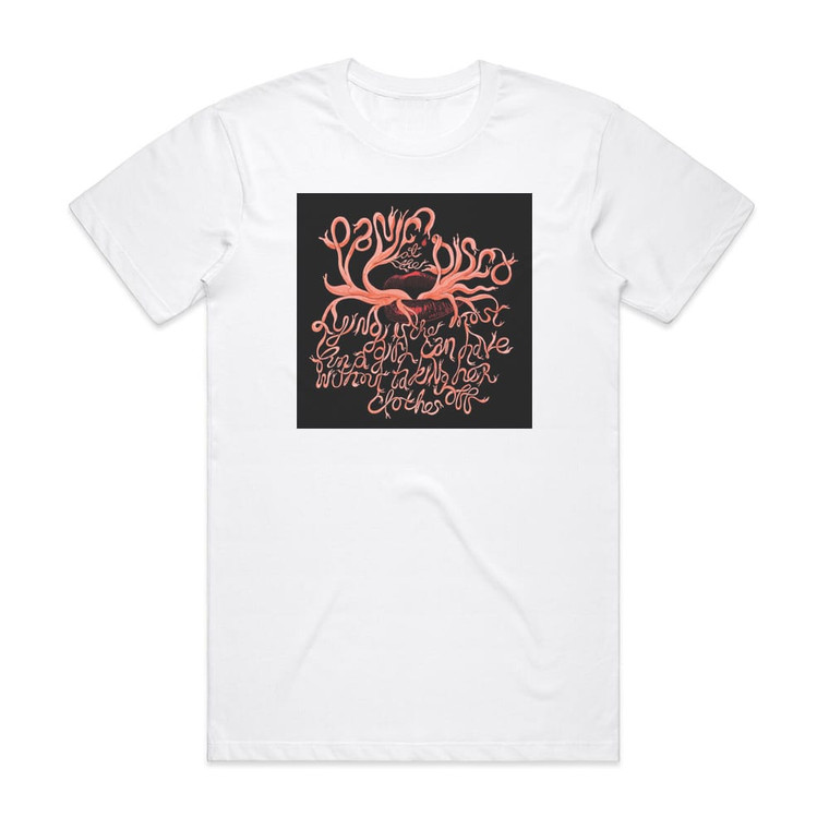 Panic at the Disco Lying Is The Most Fun A Girl Can Have Without Taking Her Clo Album Cover T-Shirt White