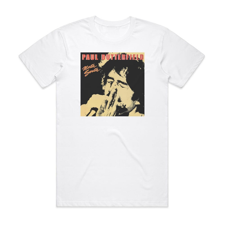 Paul Butterfield North South Album Cover T-Shirt White