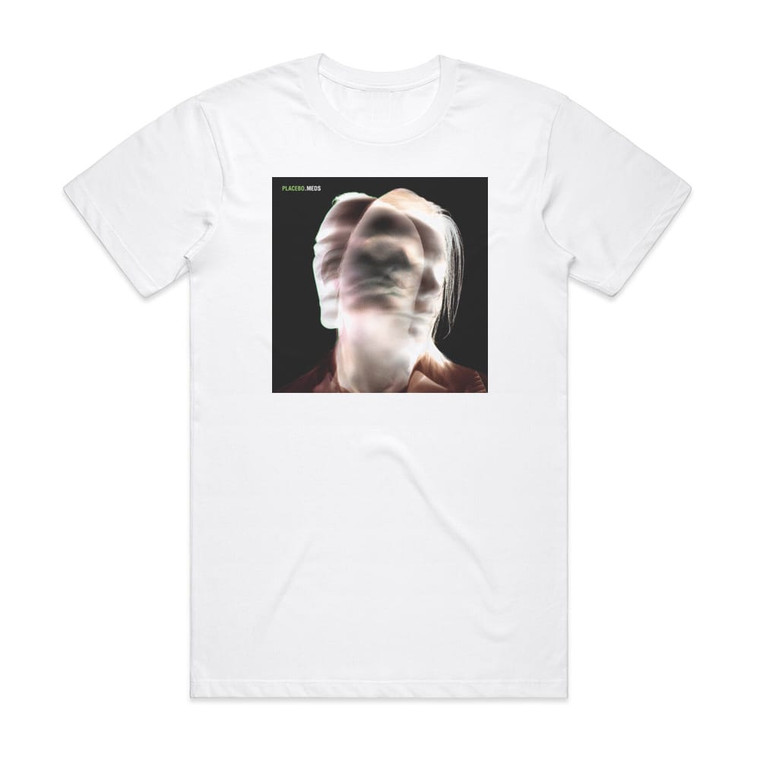 Placebo Meds 3 Album Cover T-Shirt White