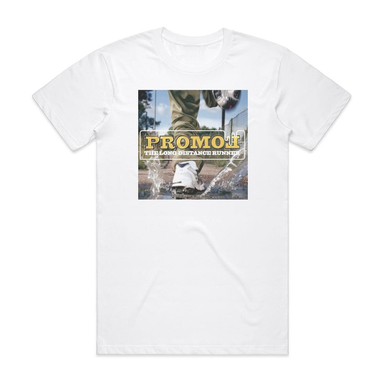 Promoe The Long Distance Runner Album Cover T-Shirt White