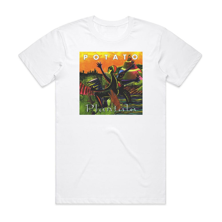 Potato Plntala Album Cover T-Shirt White