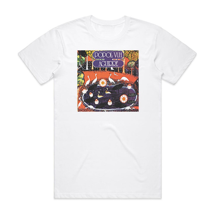 Popol Vuh Aguirre 1 Album Cover T-Shirt White