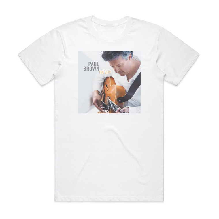 Paul Brown The City Album Cover T-Shirt White