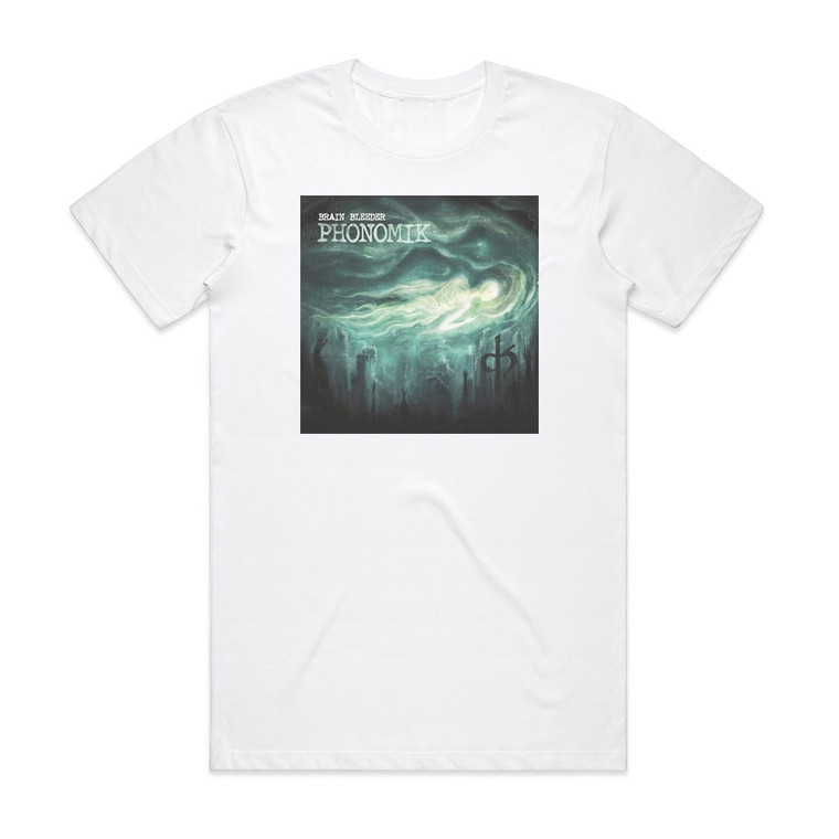 Phonomik Brain Bleeder Album Cover T-Shirt White