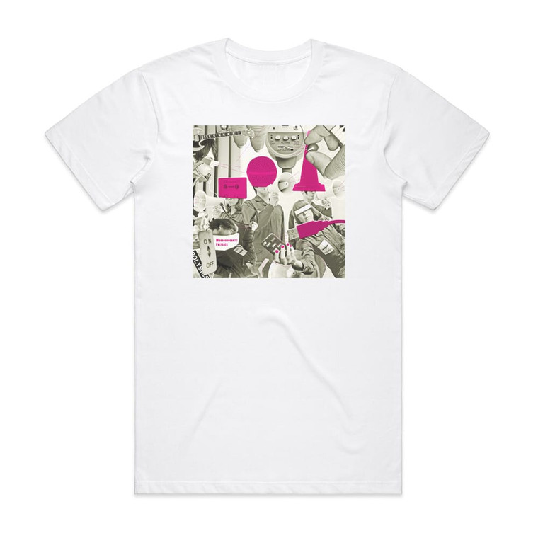POLYSICS Weeeeeeeeee Album Cover T-Shirt White