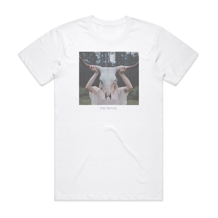 Peter Gundry The Ritual Album Cover T-Shirt White