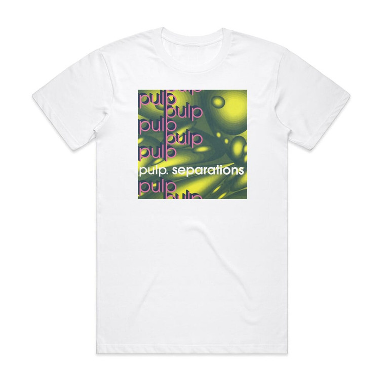 Pulp Separations Album Cover T-Shirt White
