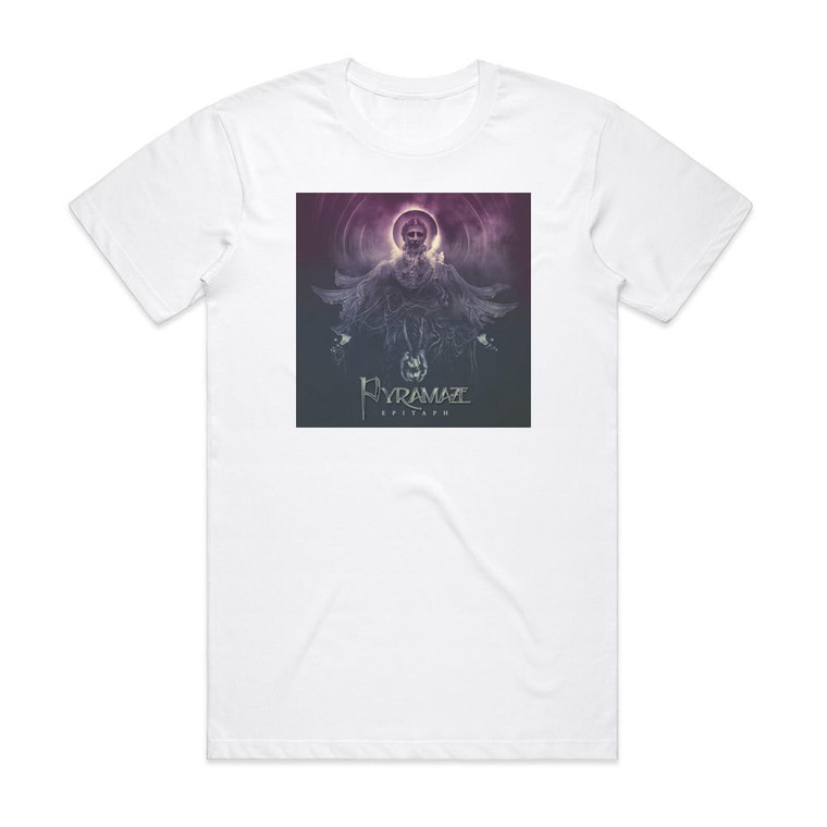 Pyramaze Epitaph Album Cover T-Shirt White
