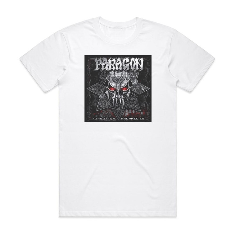 Paragon Forgotten Prophecies Album Cover T-Shirt White