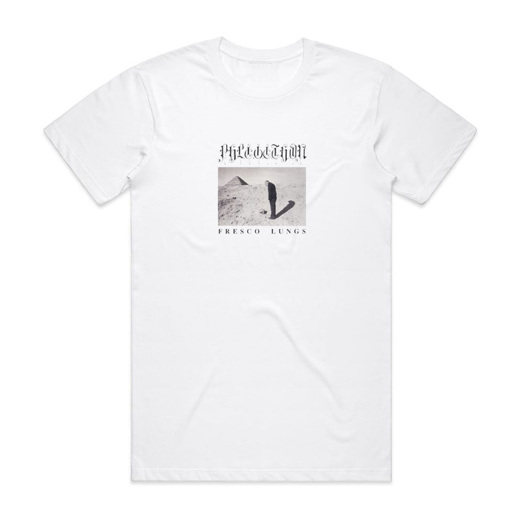 Phlegethon Fresco Lungs Album Cover T-Shirt White