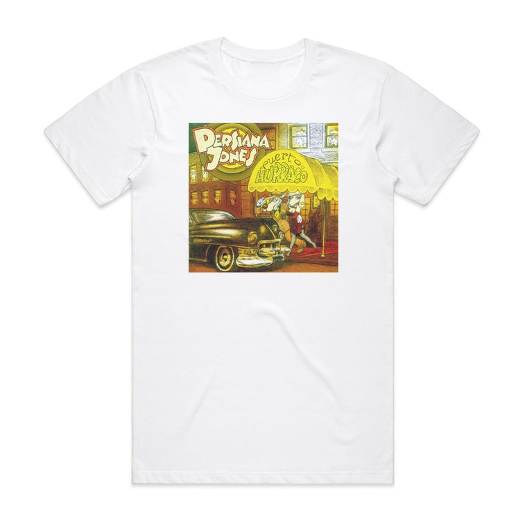 Persiana Jones Puerto Hurraco Album Cover T-Shirt White