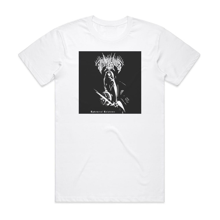 Panzerwar Ephemeral Existence Album Cover T-Shirt White