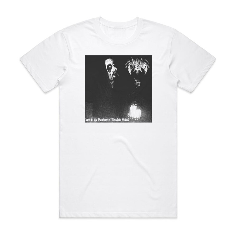 Panzerwar Lost In The Confines Of Absolute Hatred Album Cover T-Shirt White Panzerwar Lost In The Confines Of Absolute Hatred Album Cover T-Shirt White