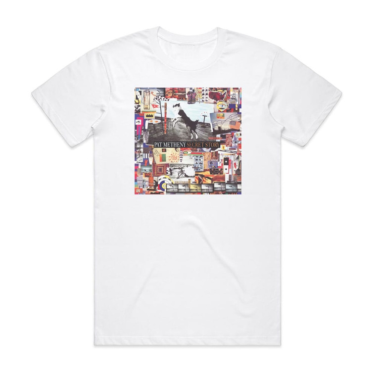 Pat Metheny Secret Story Album Cover T-Shirt White