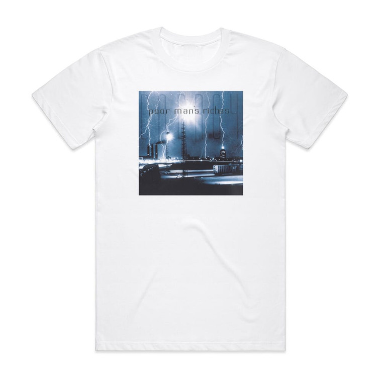 Poor Mans Riches Energy Album Cover T-Shirt White