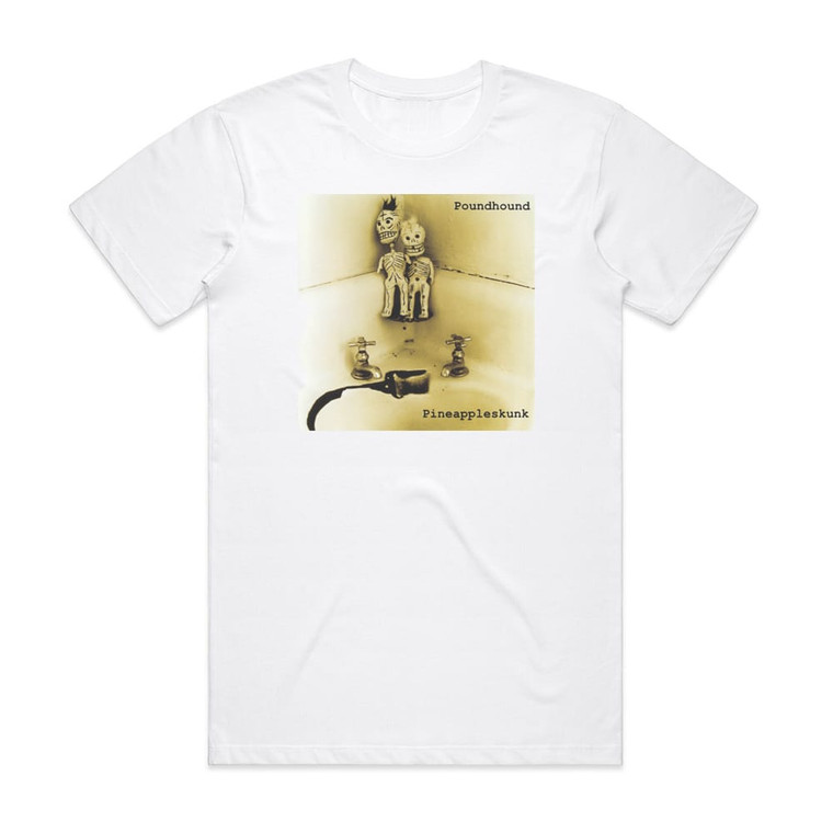 Poundhound Pineappleskunk Album Cover T-Shirt White
