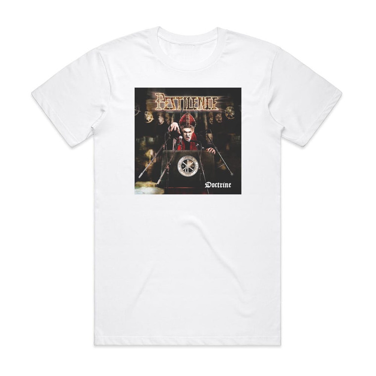 Pestilence Doctrine Album Cover T-Shirt White