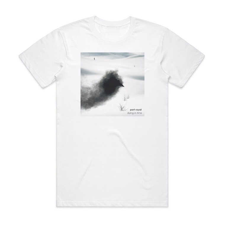 port-royal Dying In Time Album Cover T-Shirt White
