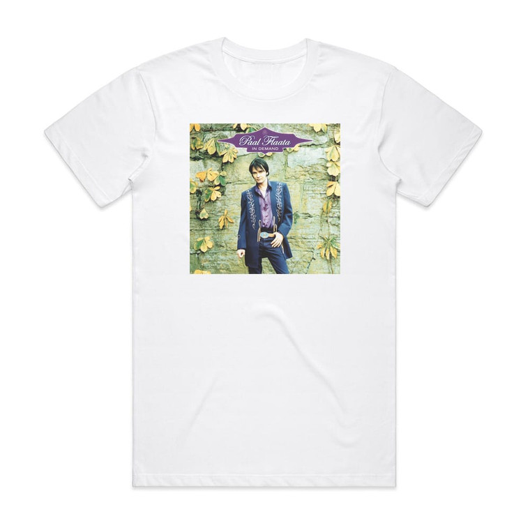 Paal Flaata In Demand Album Cover T-Shirt White
