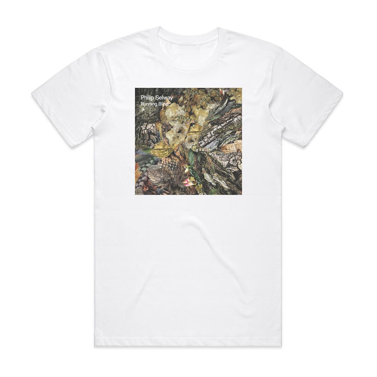 Phil Selway Running Blind Album Cover T-Shirt White
