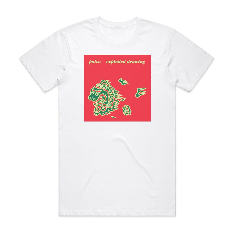 Polvo Exploded Drawing Album Cover T-Shirt White