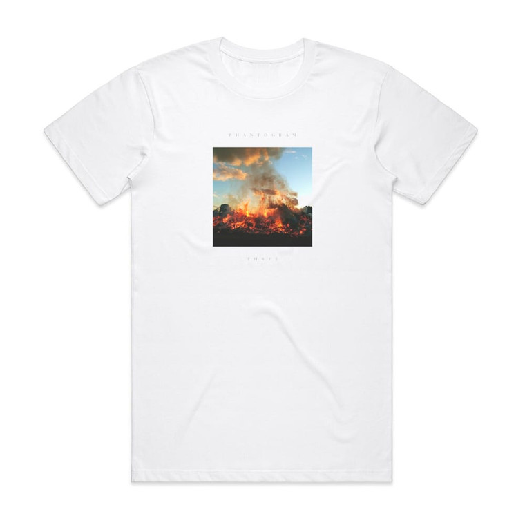 Phantogram Three Album Cover T-Shirt White