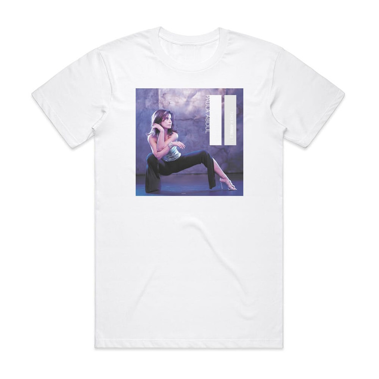 Paula Abdul Greatest Hits Album Cover T-Shirt White