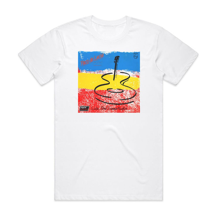 Paco de Lucia Sextet Live One Summer Night 1 Album Cover T-Shirt White
