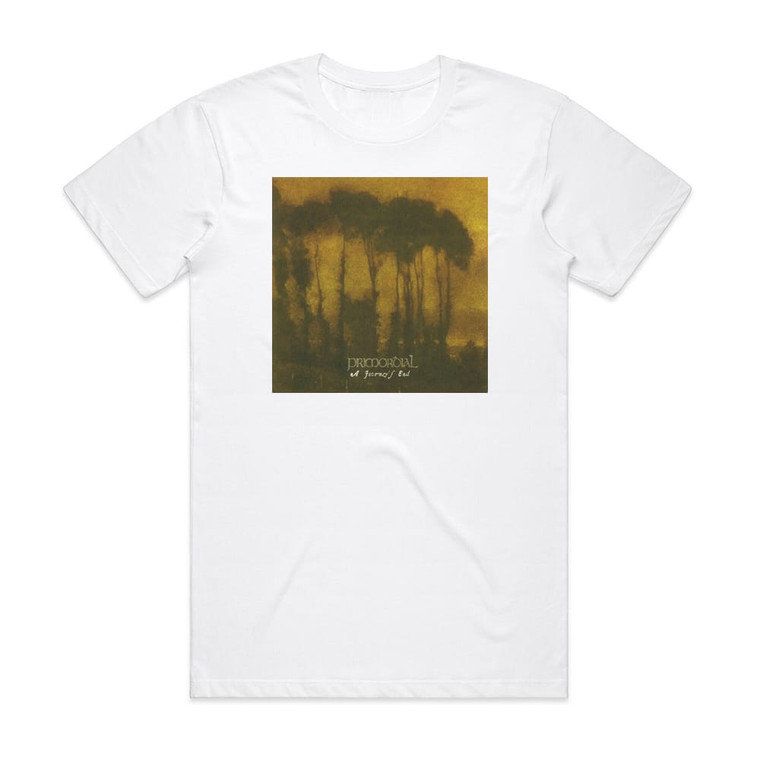 Primordial A Journeys End 1 Album Cover T-Shirt White