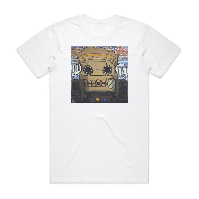 Plaid Rest Proof Clockwork Album Cover T-Shirt White