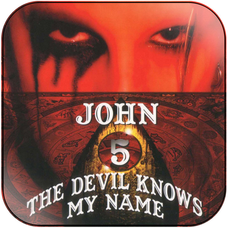 John 5 The Devil Knows My Name Album Cover Sticker