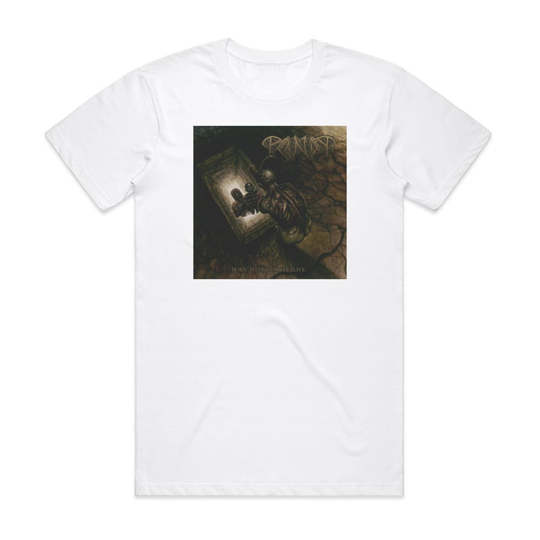 Paganizer Born To Be Buried Alive Album Cover T-Shirt White