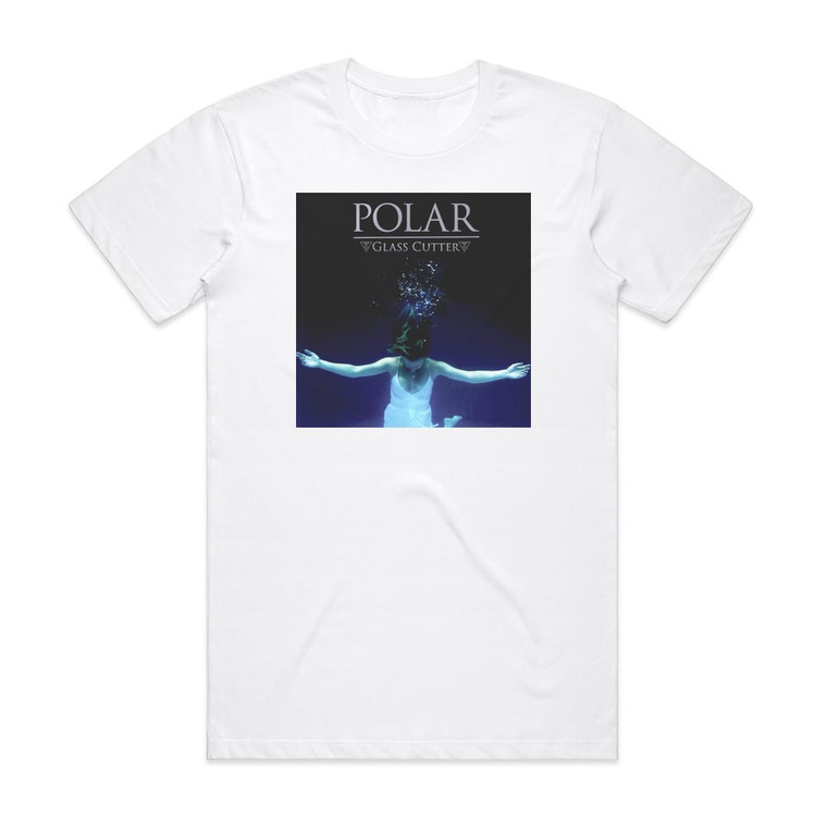 Polar_ Glass Cutter Album Cover T-Shirt White Polar_ Glass Cutter Album Cover T-Shirt White