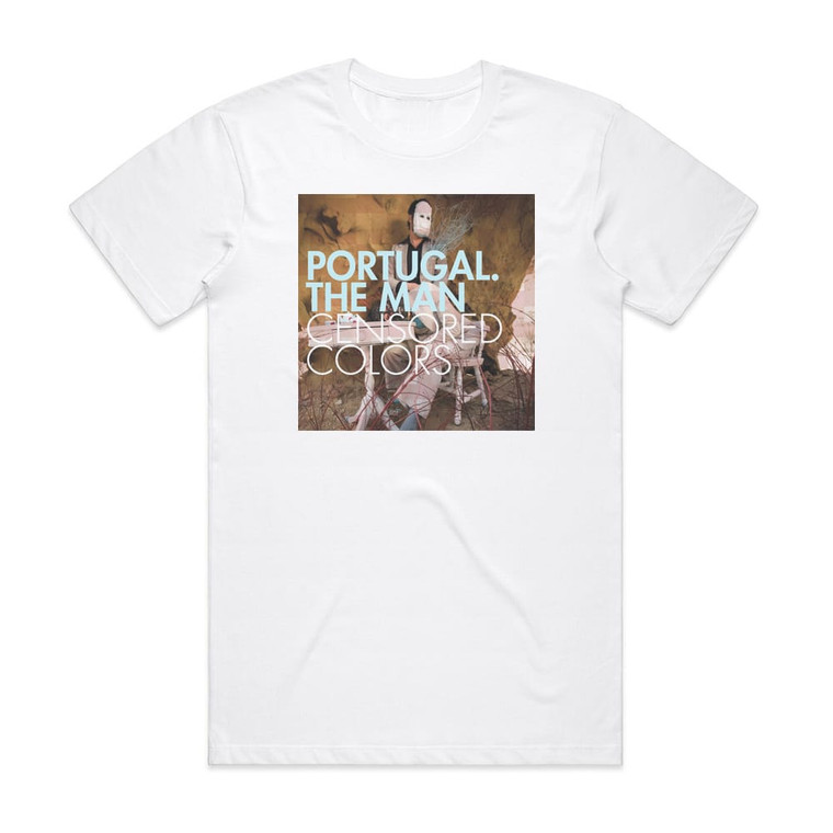 Portugal The Man Censored Colors Album Cover T-Shirt White