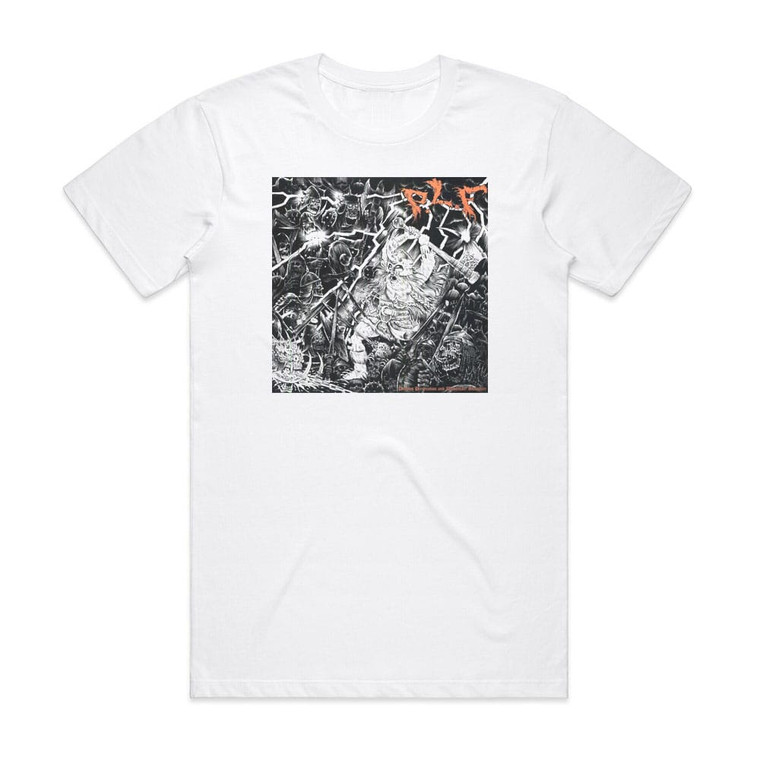 Pretty Little Flower Devious Persecution And Wholesale Slaughter Album Cover T-Shirt White