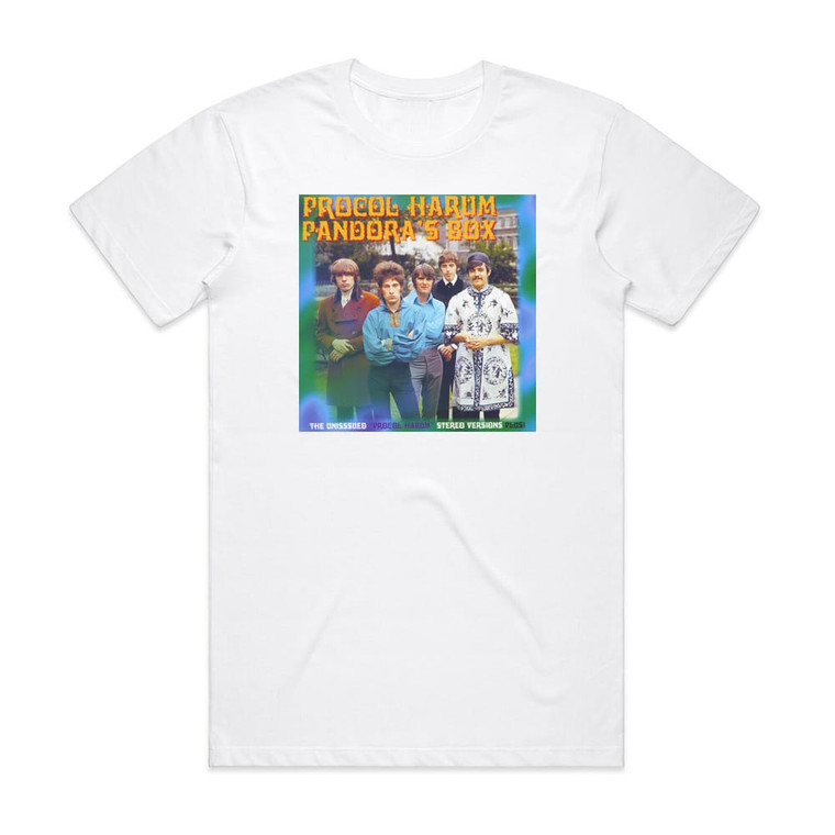 Procol Harum Pandoras Box Album Cover T-Shirt White