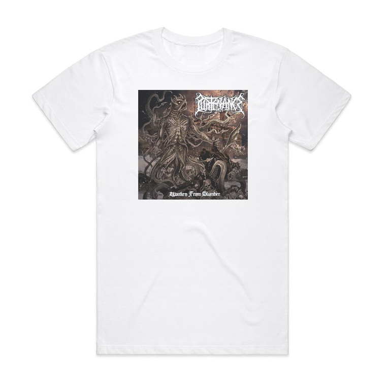 Purtenance Awaken From Slumber Album Cover T-Shirt White