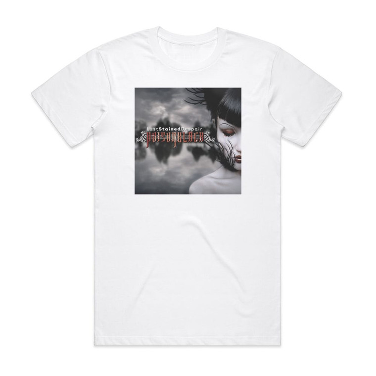 Poisonblack Lust Stained Despair Album Cover T-Shirt White