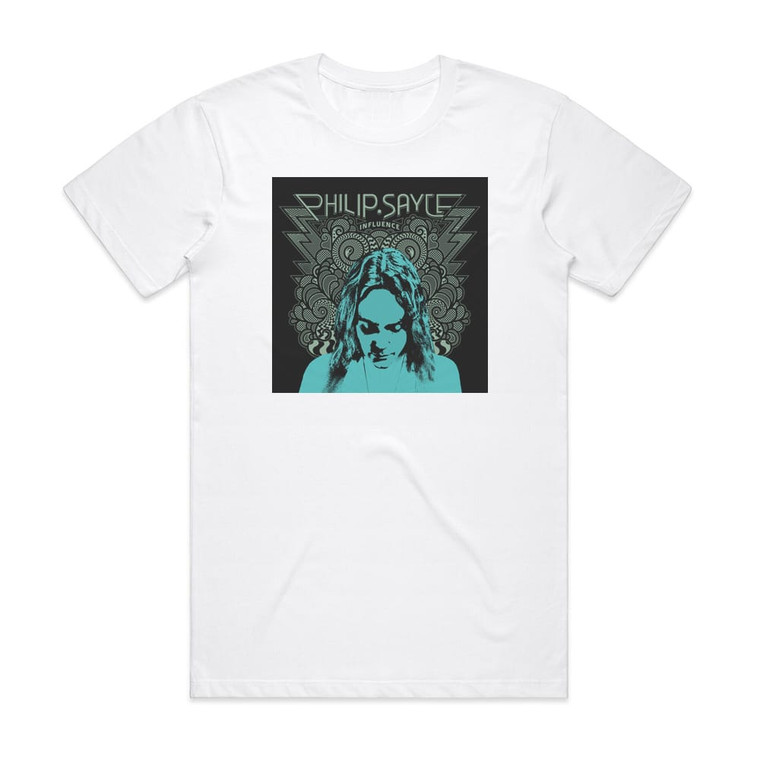 Philip Sayce Influence Album Cover T-Shirt White